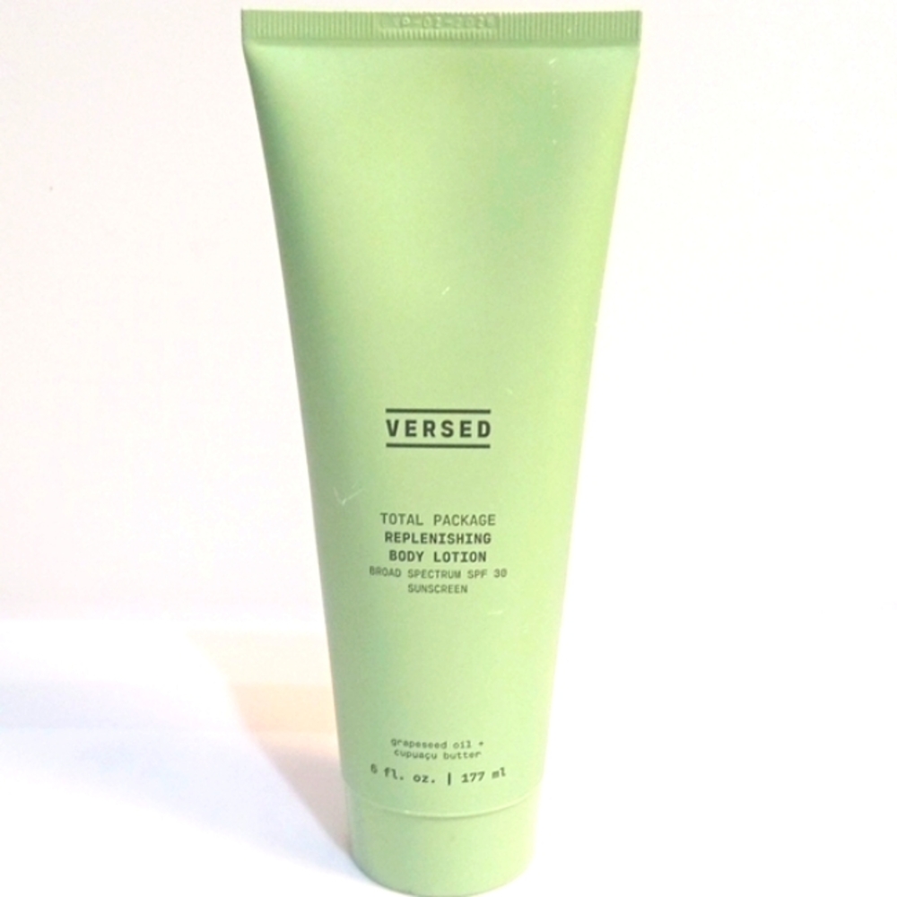 VERSED GREEN REPLENISHING SPF 30 BODY LOTION 6oz TUBE NWT